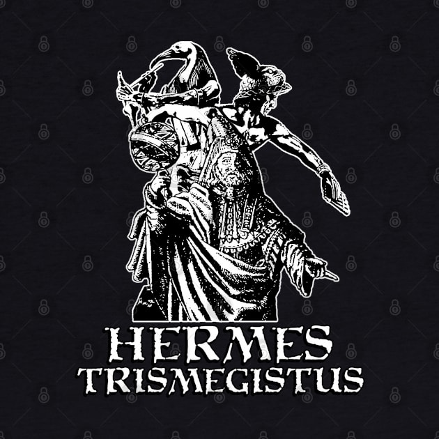 Hermes Trismegistus - Thoth and Hermes Hermeticism Design by Occult Designs